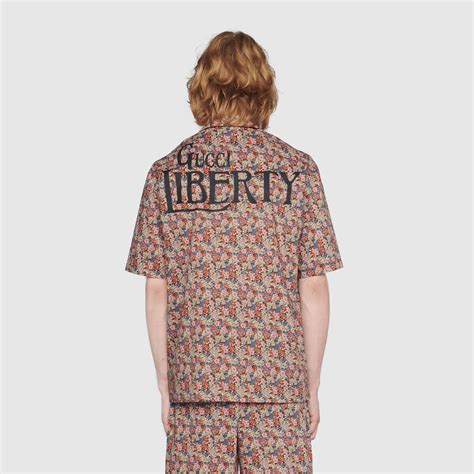 gucci liberty floral shirt|Gucci Liberty .